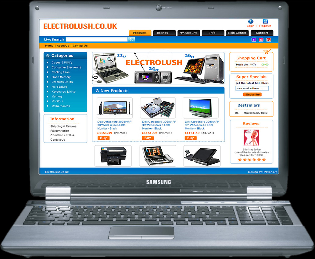 Ecommerce Website For Retail Business