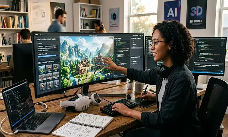 How to Build Interactive Virtual Worlds Using Generative AI Tools